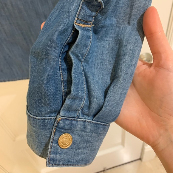 7 For All ManKind Denim Shirt - Picture 4 of 5